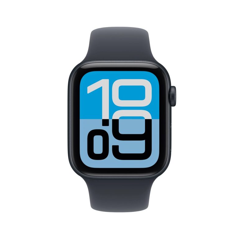 Apple Watch SE 3 44mm GPS + Cellular Midnight Aluminum Case with Midnight Sport Band M/L