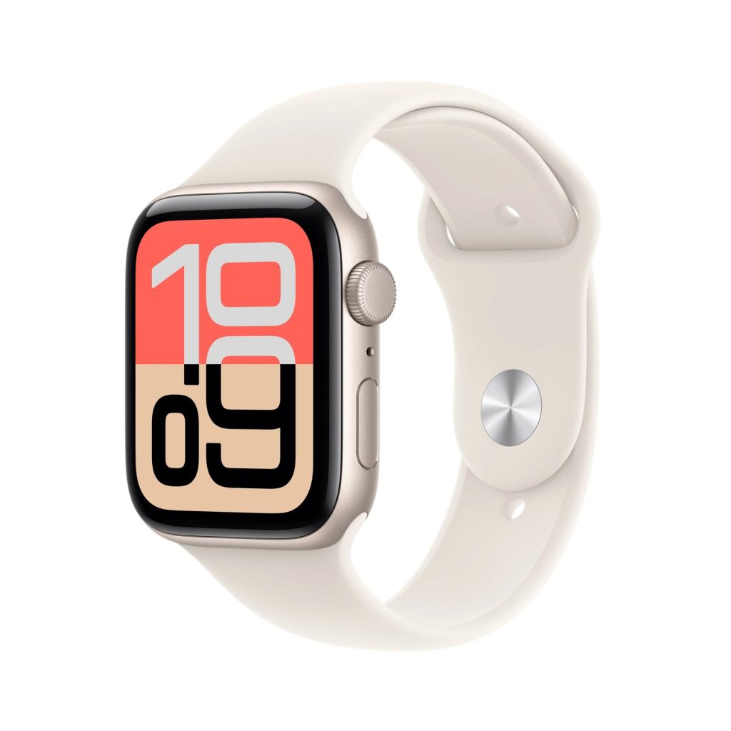 Apple Watch SE 3 GPS Starlight Aluminum Case with Sport Band M/L