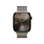 Apple Watch Series 10 42mm GPS + Cellular Natural Titanium Case with Natural Milanese Loop