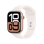 Apple Watch Series 10 46mm GPS Rose Gold Aluminum Case with Light Blush Sport Band M/L