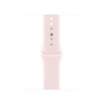 Apple Watch Series 11 42mm GPS Rose Gold Aluminum Case with Soft Pink Sport Band M/L