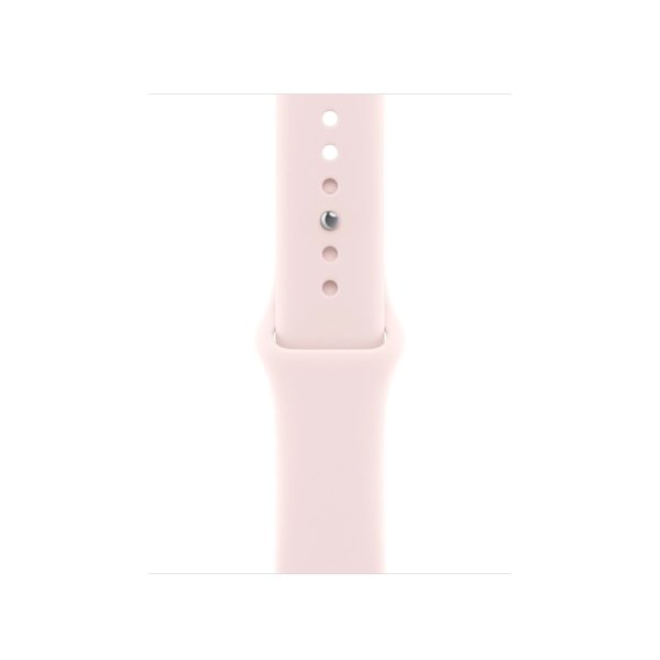 Apple Watch Series 11 42mm GPS Rose Gold Aluminum Case with Soft Pink Sport Band M/L