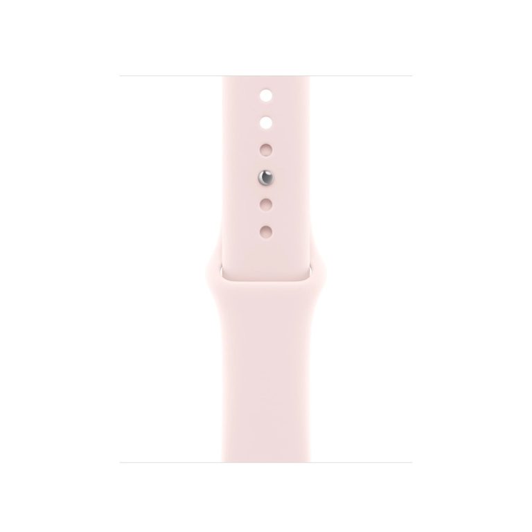 Apple Watch Series 11 42mm GPS Rose Gold Aluminum Case with Soft Pink Sport Band M/L