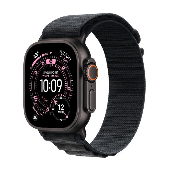 Apple Watch Ultra 3 49mm GPS + Cellular Black Titanium Case with Black Alpine Loop Medium