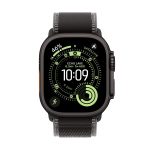 Apple Watch Ultra 3 49mm GPS + Cellular Black Titanium Case with Black/Charcoal Trail Loop M/L