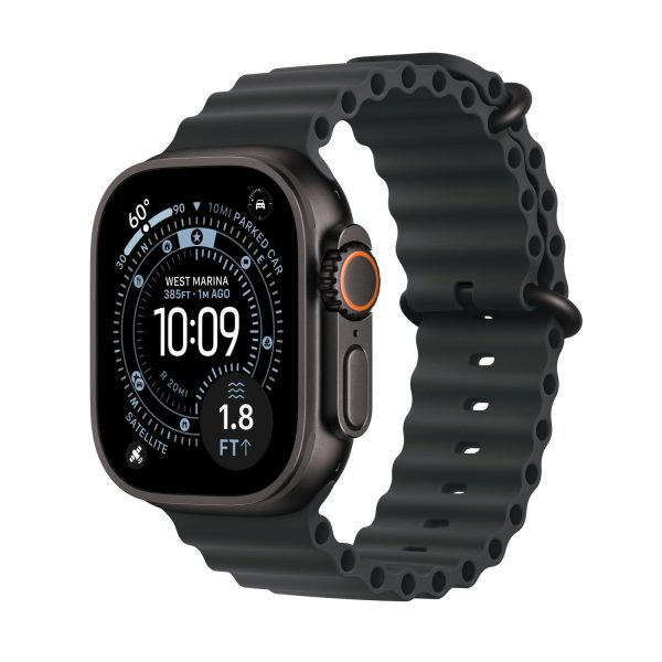 Apple Watch Ultra 3 49mm GPS + Cellular Black Titanium Case with Black Ocean Band