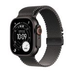 Apple Watch Ultra 3 49mm GPS + Cellular Black Titanium Case with Black Titanium Milanese Loop Large