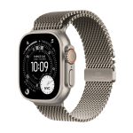 Apple Watch Ultra 3 49mm GPS + Cellular Natural Titanium Case with Natural Titanium Milanese Loop Small