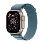 Apple Watch Ultra 3 GPS + Cellular Titanium Case with Light Blue Alpine Loop Medium — Natural
