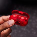 Beats Solo Buds Transparent Red