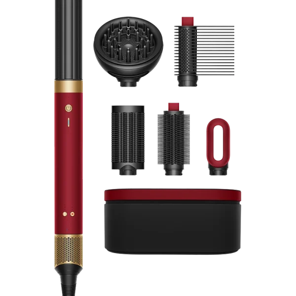 Dyson Airwrap Coanda 2x Straight+Wavy Red Velvet/Gold