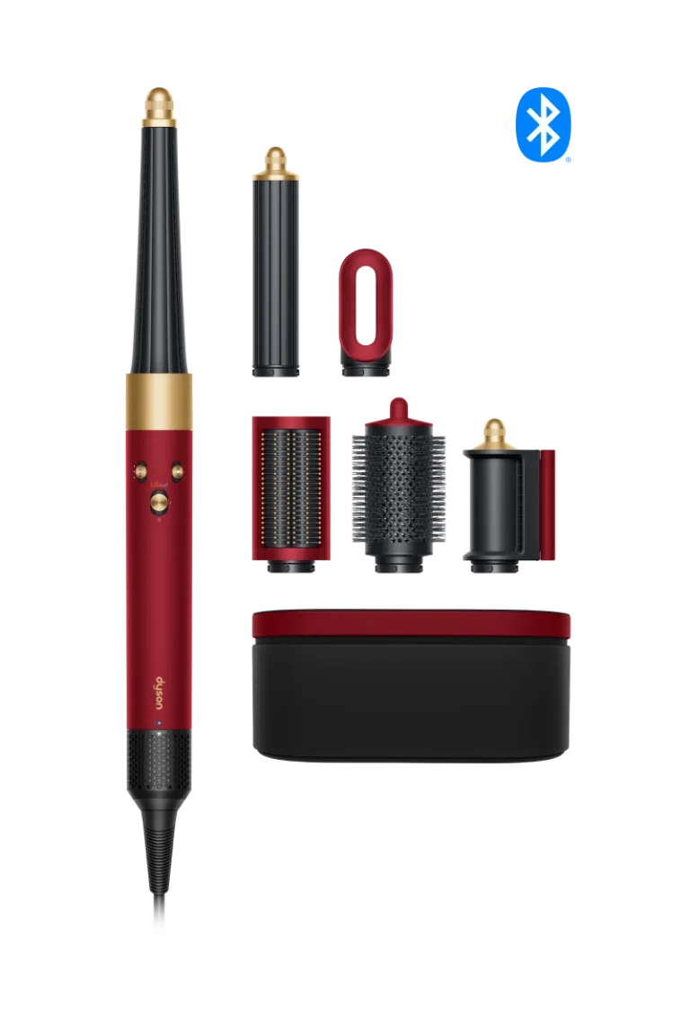 Dyson Airwrap i.d. Straight+Wavy Red Velvet/Gold