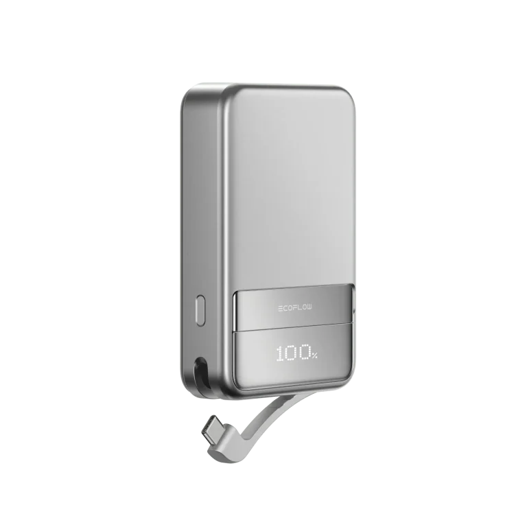 EcoFlow RAPID Magnetic Power Bank 10000mAh 65W — Silver