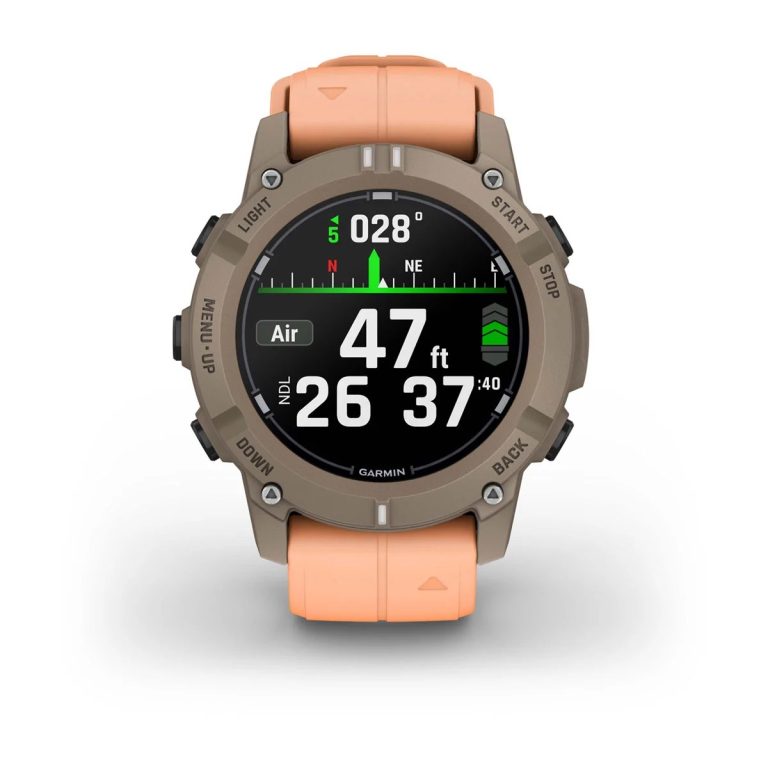 Garmin Descent G2 Paloma with Shell Pink Band