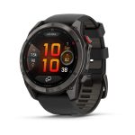 Garmin Fenix 8 Pro AMOLED Carbon Gray DLC with Black/Pebble Gray Silicone Band