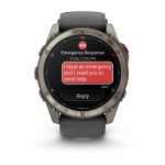 Garmin Fenix 8 Pro AMOLED with Graphite/Black Silicone Band