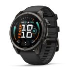 Garmin Fenix 9 Carbon Gray DLC with Black Silicone Band