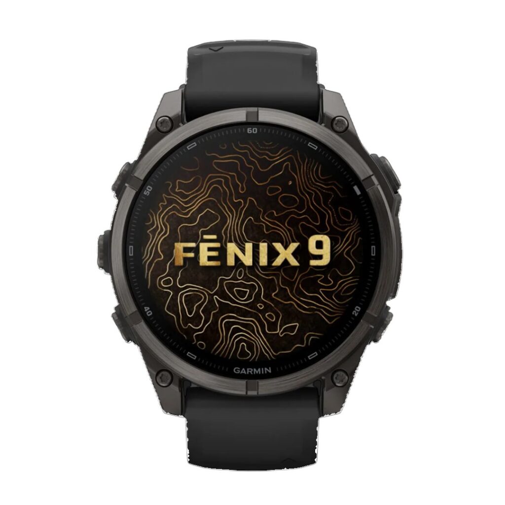 Garmin Fenix 9 Carbon Gray DLC with Black Silicone Band