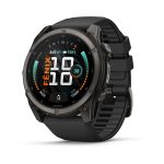 Garmin Fenix 9 Carbon Gray DLC with Black Silicone Band