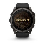 Garmin Fenix 9 Carbon Gray DLC with Black Silicone Band