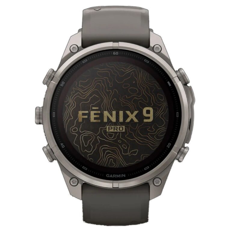 Garmin Fenix 9 Pro inReach with Pebble Gray/Silver Gray Silicone Band