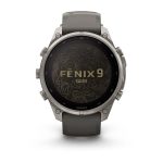 Garmin Fenix 9 Pro inReach with Pebble Gray/Silver Gray Silicone Band