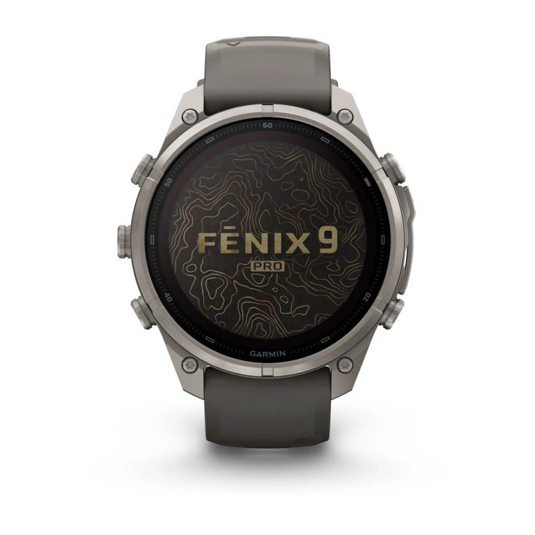 Garmin Fenix 9 Pro inReach with Pebble Gray/Silver Gray Silicone Band