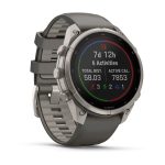 Garmin Fenix 9 Pro inReach with Pebble Gray/Silver Gray Silicone Band