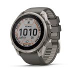 Garmin Fenix 9 Pro inReach with Pebble Gray/Silver Gray Silicone Band