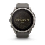 Garmin Fenix 9 Pro inReach with Pebble Gray/Silver Gray Silicone Band