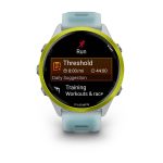 Garmin Forerunner 570 47mm Amp Yellow Aluminum with Translucent Whitestone/Turquoise Band