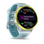 Garmin Forerunner 570 47mm Amp Yellow Aluminum with Translucent Whitestone/Turquoise Band