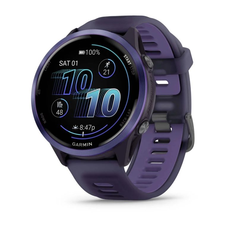 Garmin Forerunner 570 47mm Indigo Aluminum with Translucent Imperial Purple/Indigo Band