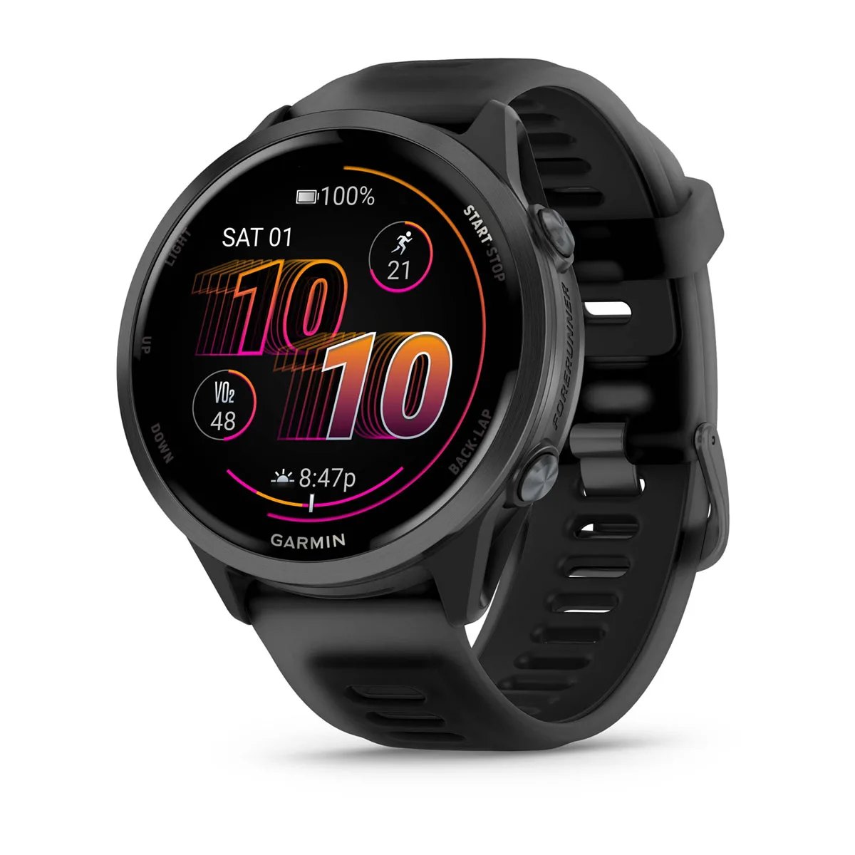 Garmin Forerunner 570 Slate Gray Aluminum with Translucent Black/Black Band Garmin Forerunner 570 Slate Gray Aluminum with Translucent Black/Black Band