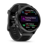 Garmin Forerunner 570 Slate Gray Aluminum with Translucent Black/Black Band