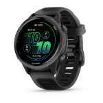 Garmin Forerunner 570 Slate Gray Aluminum with Translucent Black/Black Band