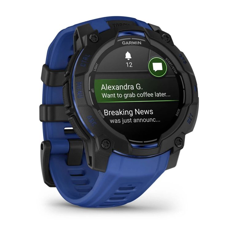 Garmin Instinct 3 45mm AMOLED Black with Blue Band