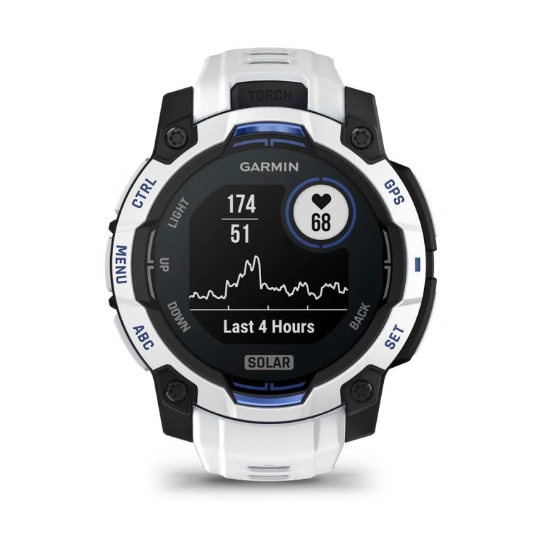 Garmin Instinct 3 45mm Solar Whitestone with Whitestone Band