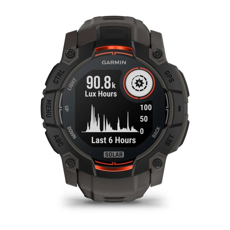 Garmin Instinct 3 50mm Solar Black with Charcoal Band