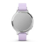 Garmin Lily 2 Active Silver with Purple Jasmine Silicone Band