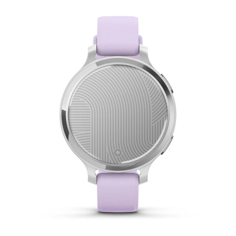 Garmin Lily 2 Active Silver with Purple Jasmine Silicone Band