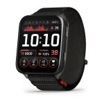 Garmin Venu X1 Black with Slate Titanium Caseback and Black ComfortFit Nylon Band