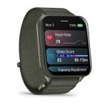 Garmin Venu X1 Moss with Titanium Caseback and Moss ComfortFit Nylon Band