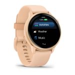 Garmin Vivoactive 6 Metallic Pink Dawn with Pink Dawn Band