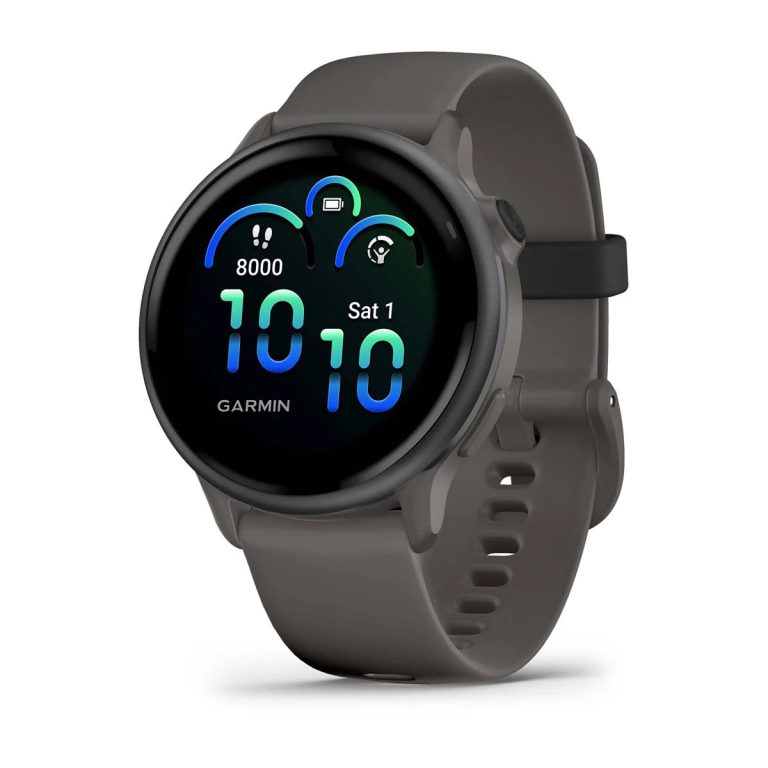 Garmin Vivoactive 6 Slate with Pebble Gray Band