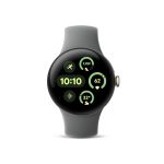 Google Pixel Watch 3 41mm LTE Champagne Gold Aluminum Case with Hazel Active Band