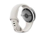 Google Pixel Watch 4 45mm Wi-Fi Polished Silver Aluminum Case with Porcelain Active Band
