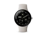 Google Pixel Watch 4 45mm Wi-Fi Polished Silver Aluminum Case with Porcelain Active Band