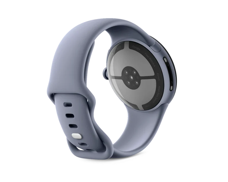 Google Pixel Watch 4 45mm Wi-Fi Satin Moonstone Aluminum Case with Moonstone Active Band