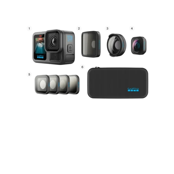 GoPro HERO13 Black + Full HB Lens Mod Collection